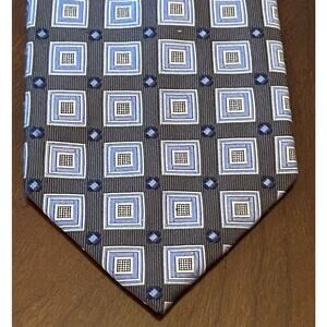 Jos. A. Bank Classic Collection Blue Hand Made Silk Men’s Neck Tie Made In China